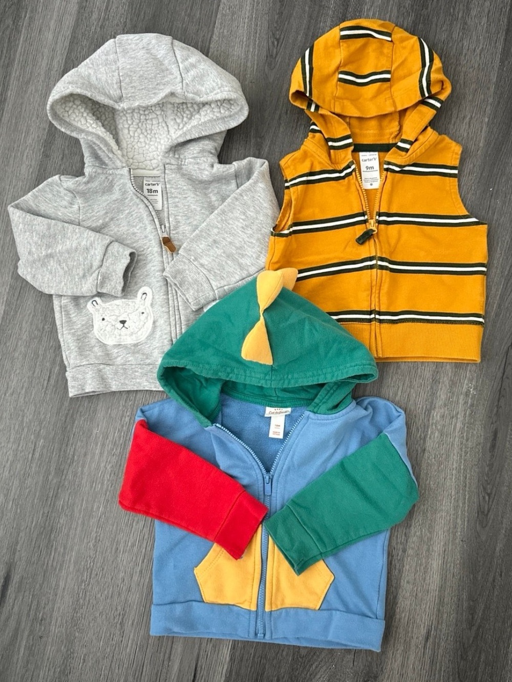 Carter’s Cat & Jack Dinosaur Jacket bear jacket stripes vest hoodies